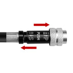 Rockbros SMART-B 150 PSI Mini dviračio pompa Presta ir Schrader vožtuvams - juoda -- Bicycle Pumps