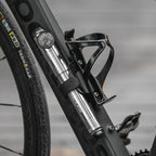 Rockbros HQ-67A-L03 dviračio pompa su slėgio matuokliu - sidabrinė -- Bicycle Pumps