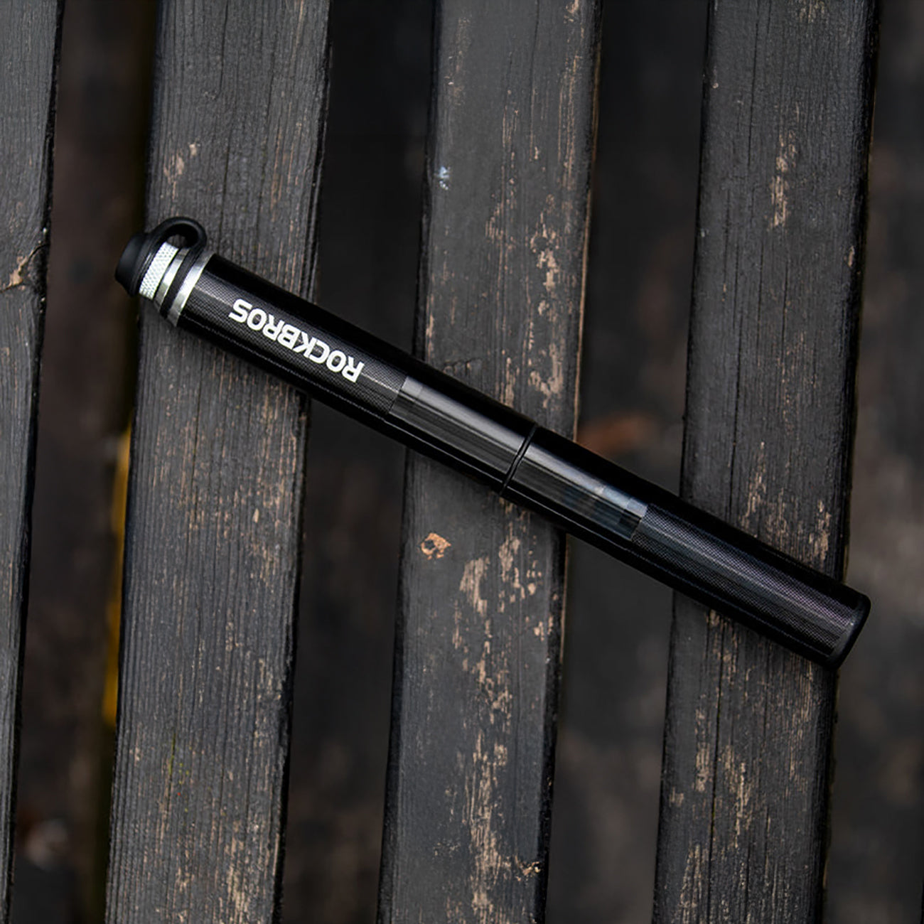 Rockbros HQ-67A-L03 BK dviračio pompa su slėgio matuokliu - juoda -- Bicycle Pumps