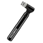 Rockbros JG-PB-11 130 PSI dviračio pompa su rankena ir kamuolio adata - juoda -- Bicycle Pumps