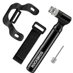 Rockbros JG-PB-11 130 PSI dviračio pompa su rankena ir kamuolio adata - juoda -- Bicycle Pumps