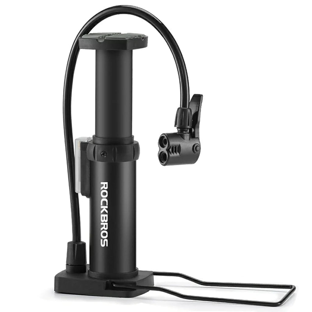 Rockbros 4522L ultra lengva pėdos dviračio pompa - juoda -- Bicycle Pumps