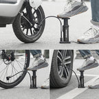 Rockbros 4522L ultra lengva pėdos dviračio pompa - juoda -- Bicycle Pumps