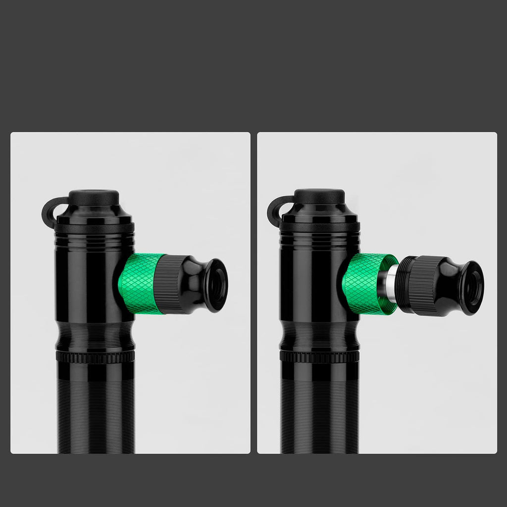 Rockbros HQ-75D-CO2 rankinis/aliuminio CO2 pompa - juoda -- Bicycle Pumps
