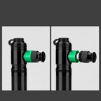 Rockbros HQ-75D-CO2 rankinis/aliuminio CO2 pompa - juoda -- Bicycle Pumps