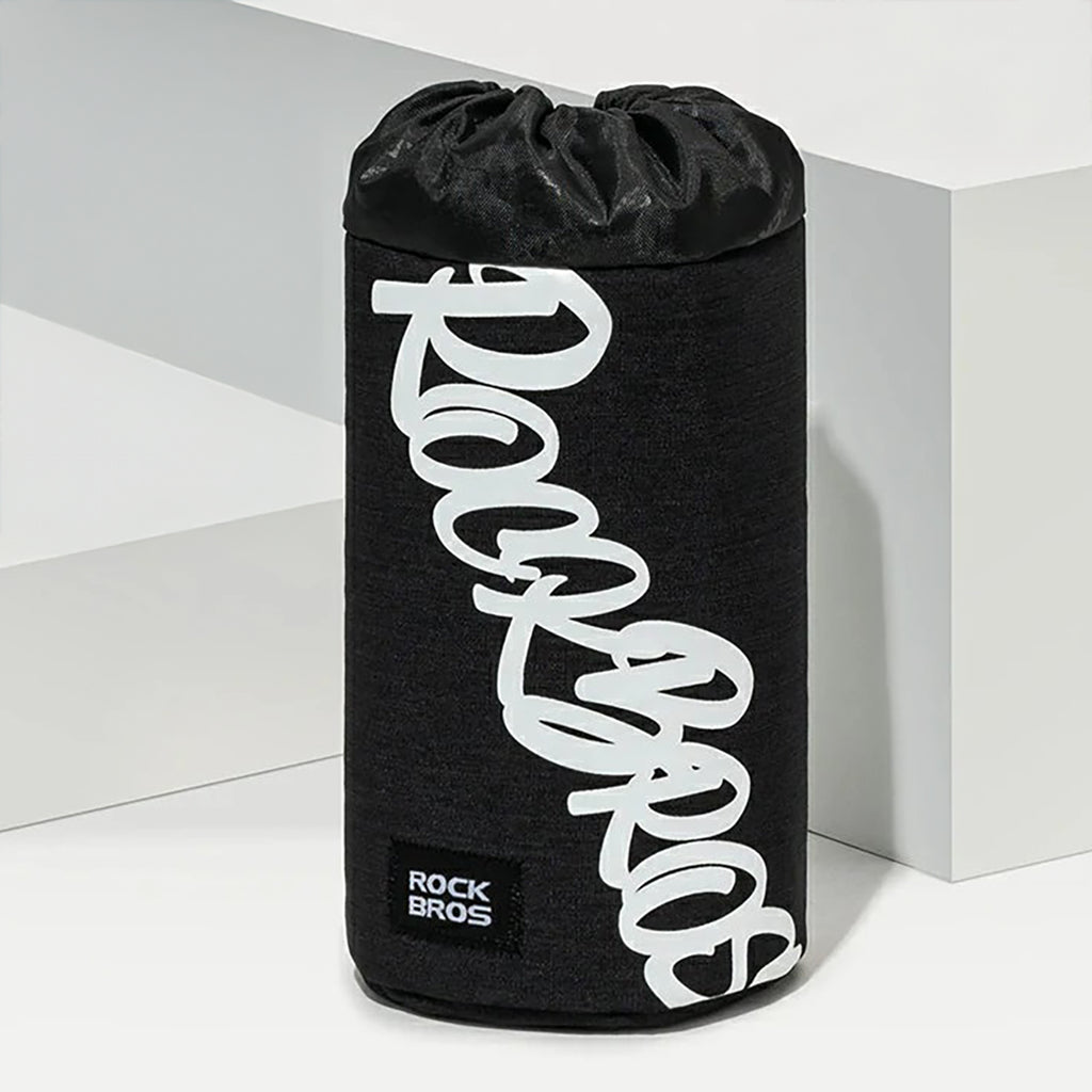 Rockbros G004 Flash Journey 1L vandens butelio krepšys - Juodas -- Bicycle Bags