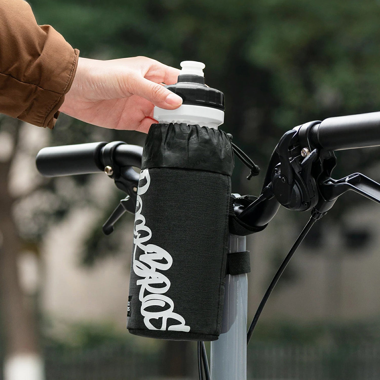 Rockbros G004 Flash Journey 1L vandens butelio krepšys - Juodas -- Bicycle Bags