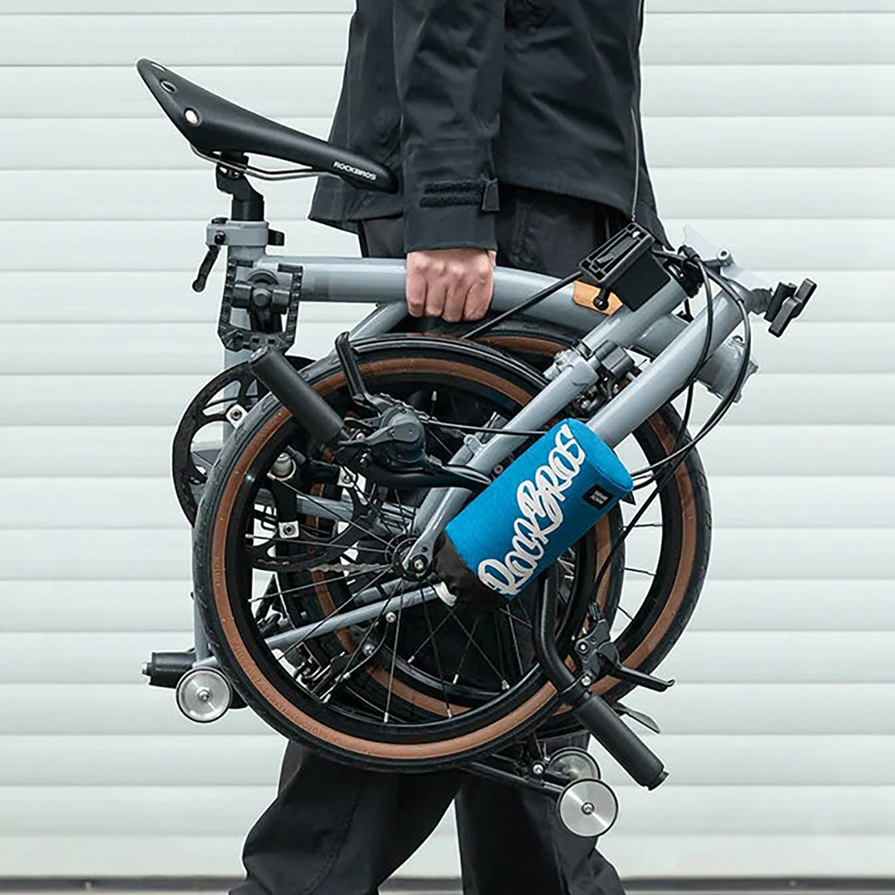 Rockbros G004 Flash Journey 1L vandens butelio krepšys - Mėlynas -- Bicycle Bags