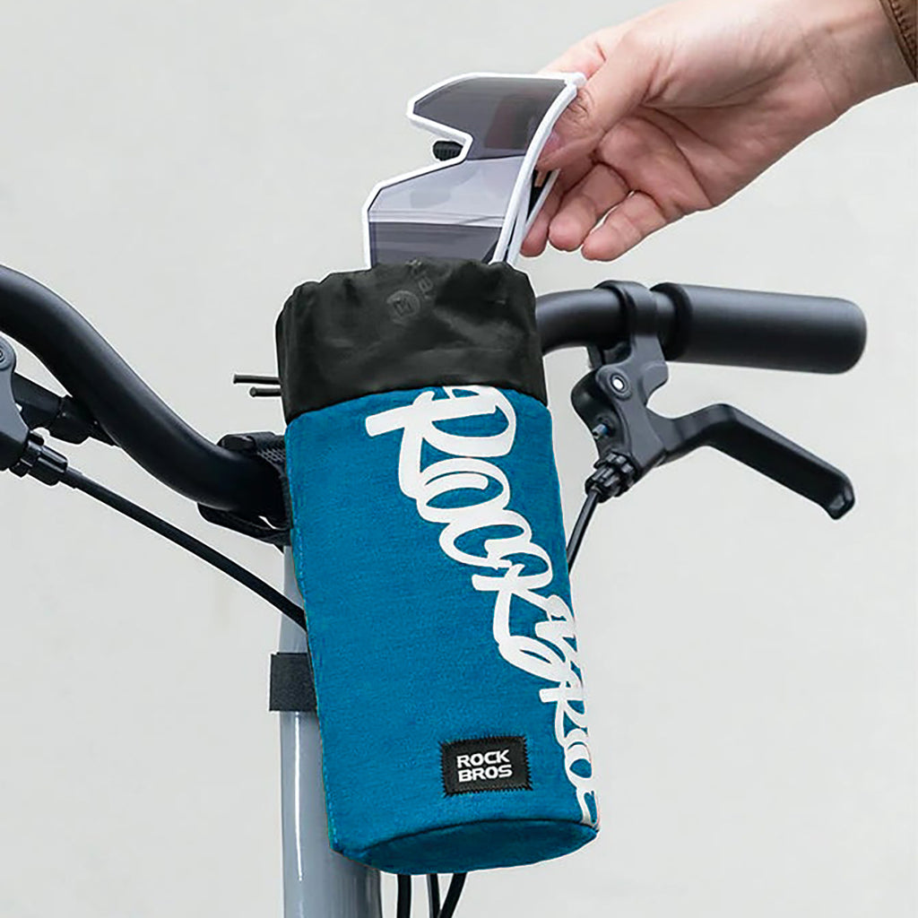 Rockbros G004 Flash Journey 1L vandens butelio krepšys - Mėlynas -- Bicycle Bags