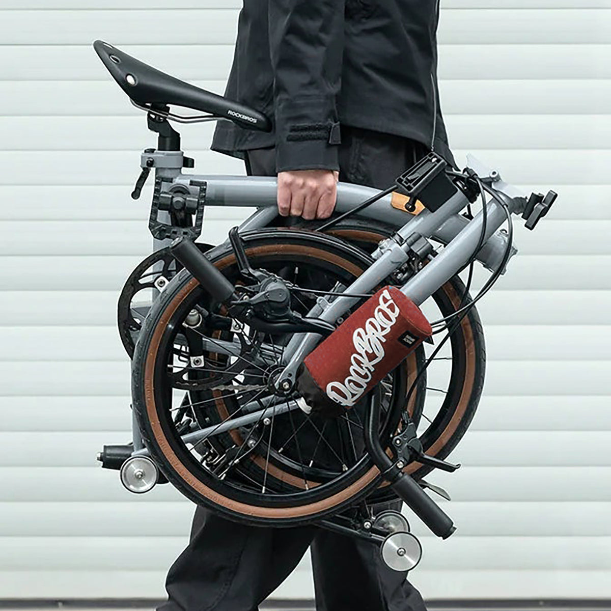 Rockbros G004 Flash Journey 1L Vandens butelio krepšys - Raudonas -- Bicycle Bags
