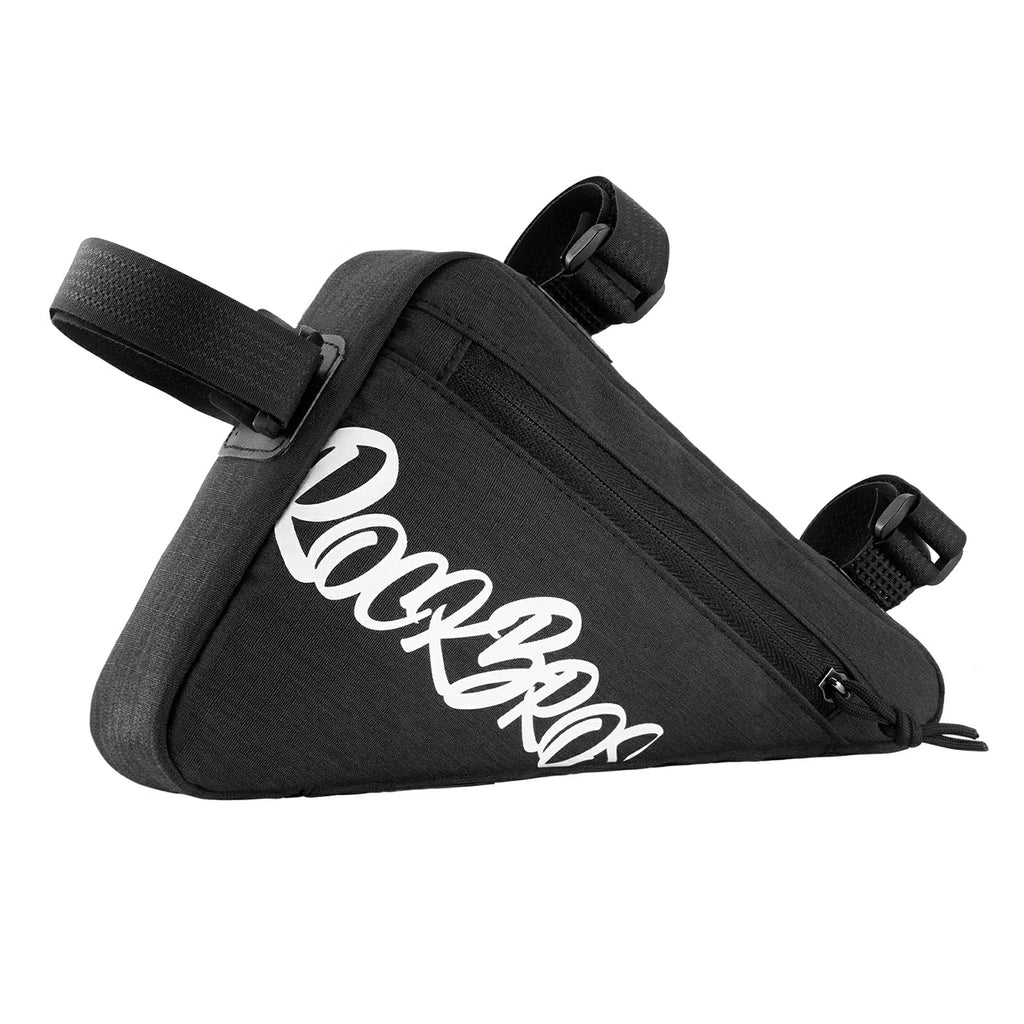 Rockbros G001 Flash Journey trikampio rėmo dviračio krepšys 0.8 l - Juodas -- Bicycle Bags