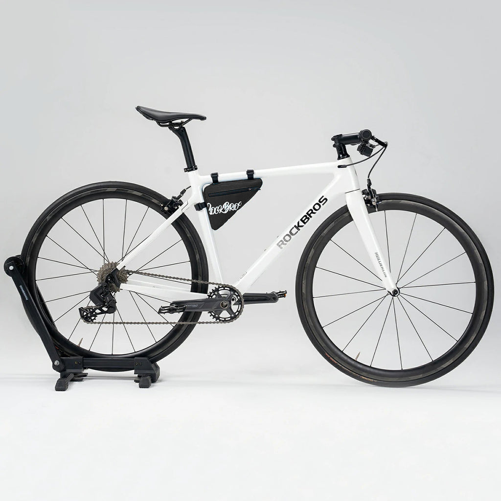 Rockbros G001 Flash Journey trikampio rėmo dviračio krepšys 0.8 l - Juodas -- Bicycle Bags