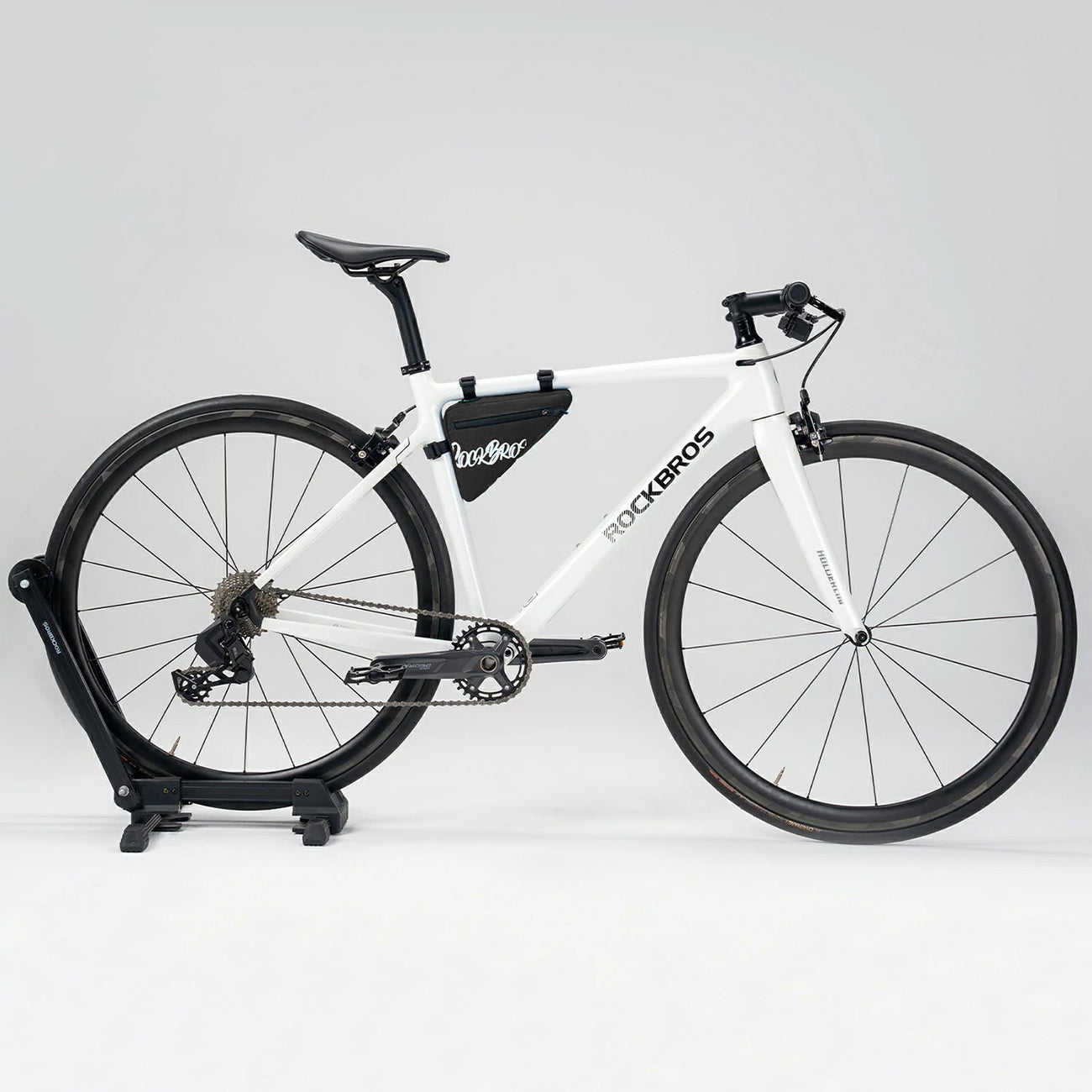 Rockbros G001 Flash Journey trikampio rėmo dviračio krepšys 0.8 l - Juodas -- Bicycle Bags
