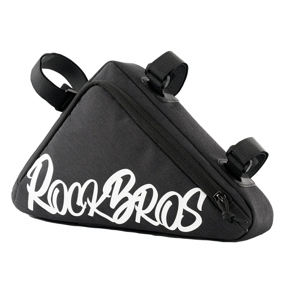 Rockbros G002 Flash Journey trikampio rėmo dviračio krepšys 1.4L - Juodas -- Bicycle Bags