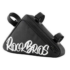 Rockbros G002 Flash Journey trikampio rėmo dviračio krepšys 1.4L - Juodas -- Bicycle Bags