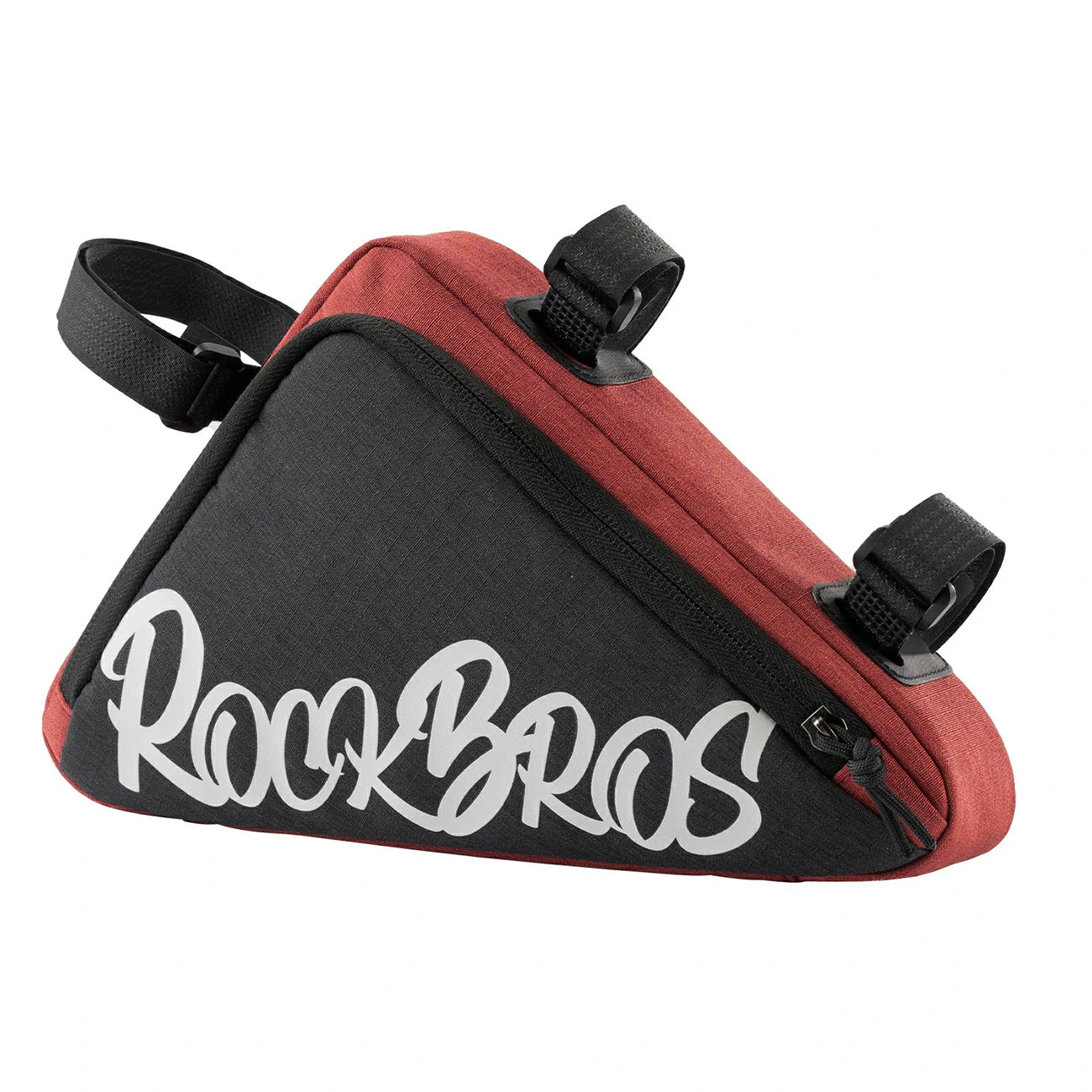 Rockbros G002 Flash Journey Trikampio rėmo dviračio krepšys 1.4L - Raudonas -- Bicycle Bags
