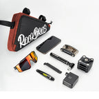 Rockbros G002 Flash Journey Trikampio rėmo dviračio krepšys 1.4L - Raudonas -- Bicycle Bags