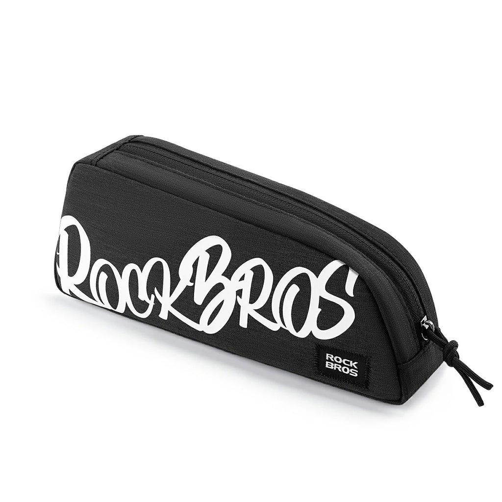 Rockbros G009 Flash Journey viršutinio vamzdžio dviračio krepšys 0,8L - juodas -- Bicycle Bags
