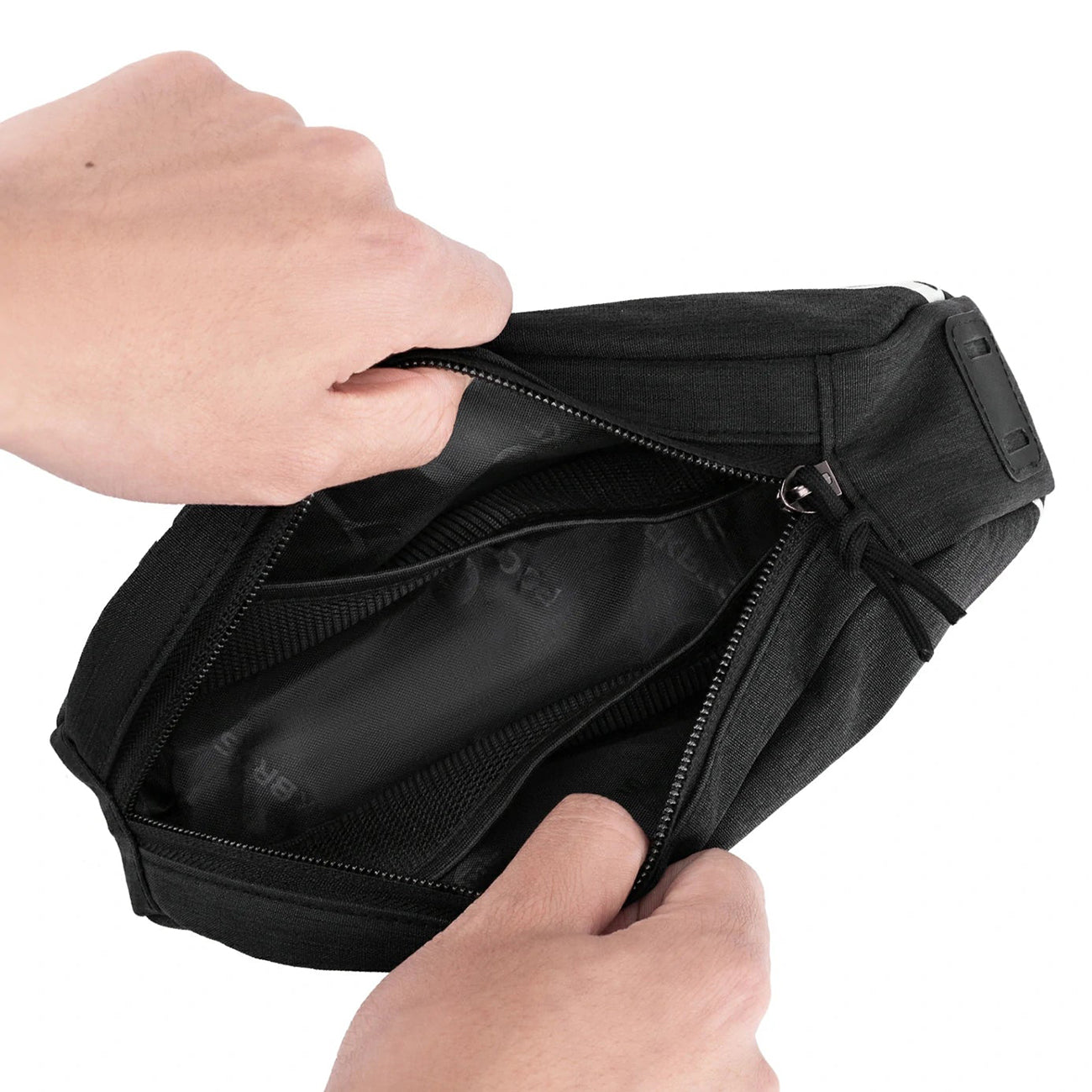 Rockbros G009 Flash Journey viršutinio vamzdžio dviračio krepšys 0,8L - juodas -- Bicycle Bags