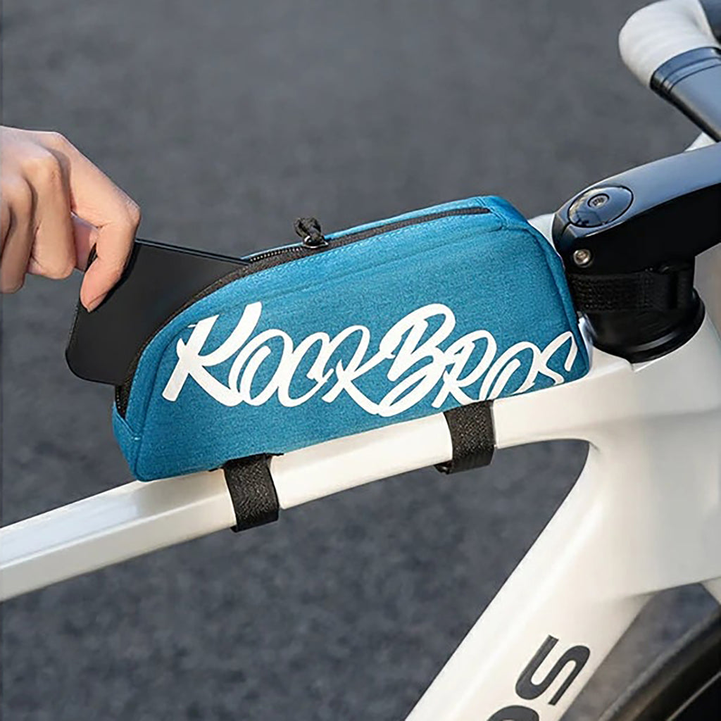 Rockbros G009 Flash Journey viršutinio vamzdžio dviračio krepšys 0,8L - mėlynas -- Bicycle Bags