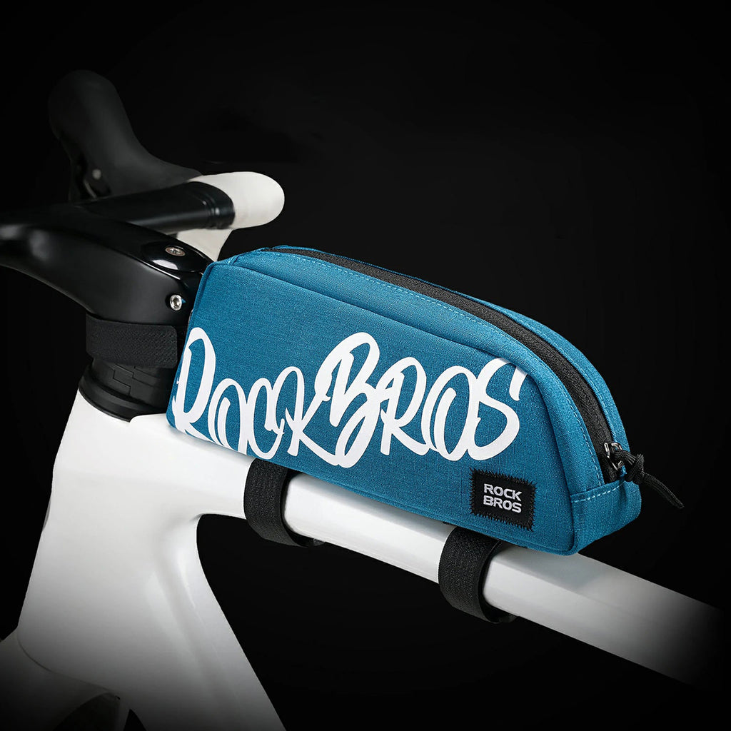 Rockbros G009 Flash Journey viršutinio vamzdžio dviračio krepšys 0,8L - mėlynas -- Bicycle Bags