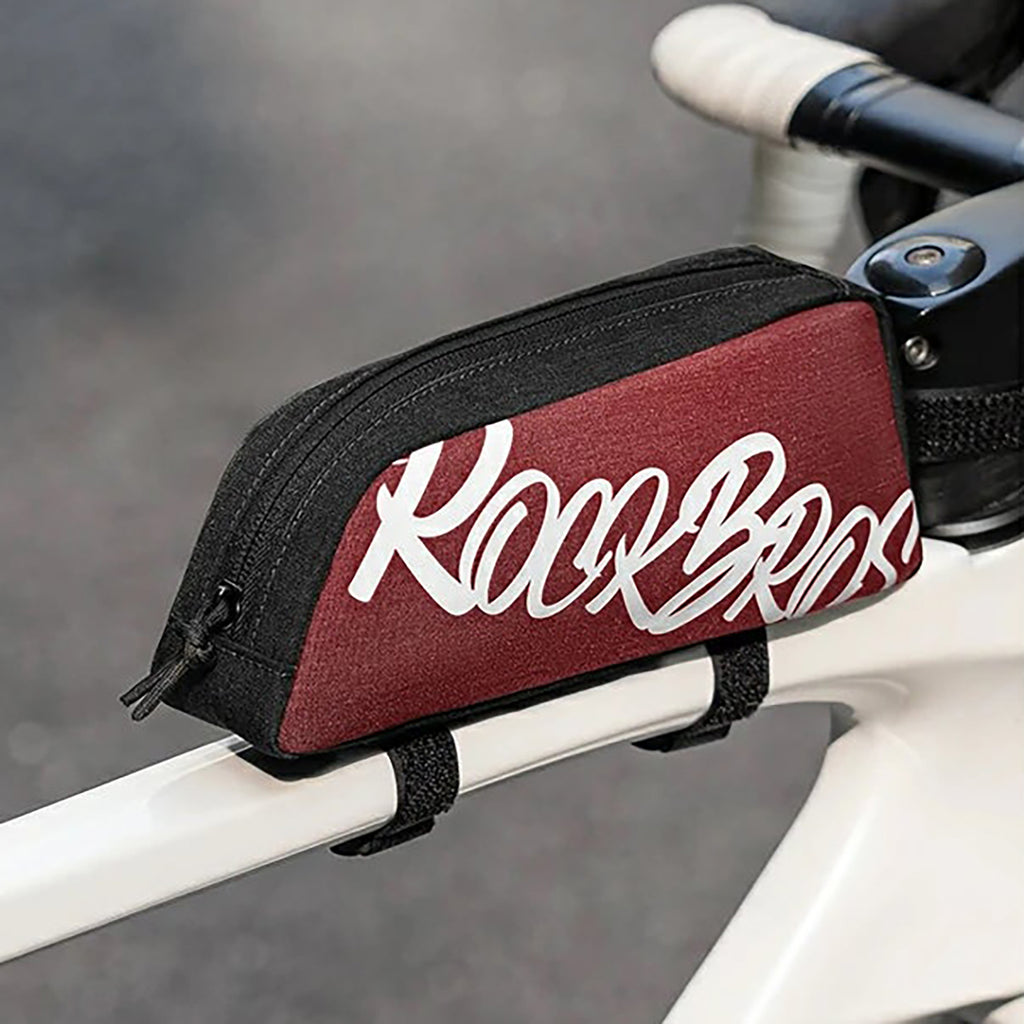 Rockbros G009 Flash Journey viršutinio vamzdžio dviračio krepšys 0,8L - raudonas -- Bicycle Bags