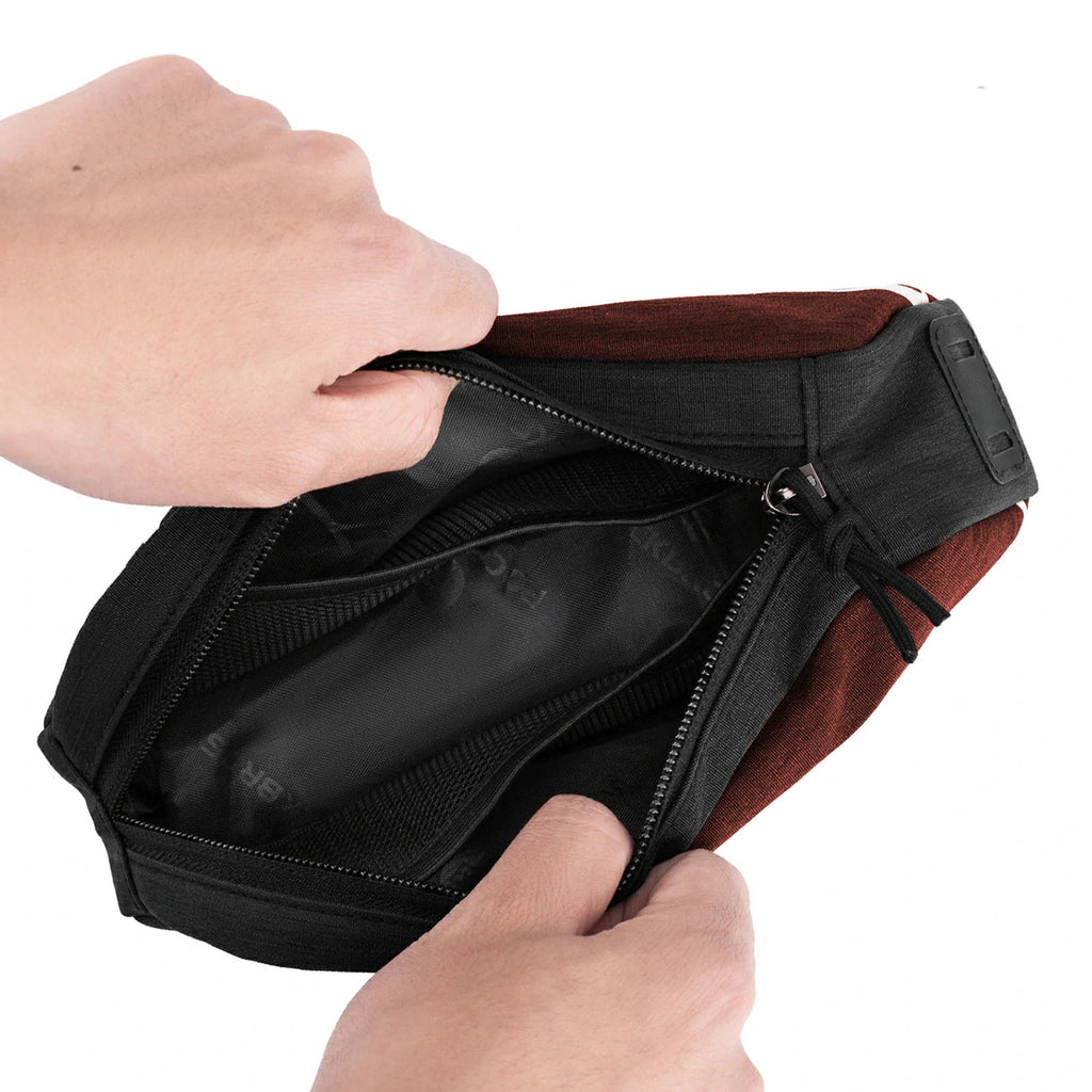 Rockbros G009 Flash Journey viršutinio vamzdžio dviračio krepšys 0,8L - raudonas -- Bicycle Bags