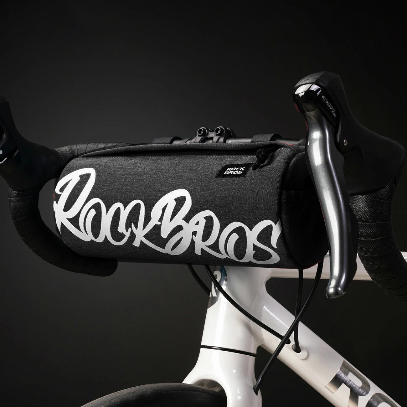 Rockbros G006 Flash Journey dviračio rankenų krepšys 3.6L - juodas -- Bicycle Bags