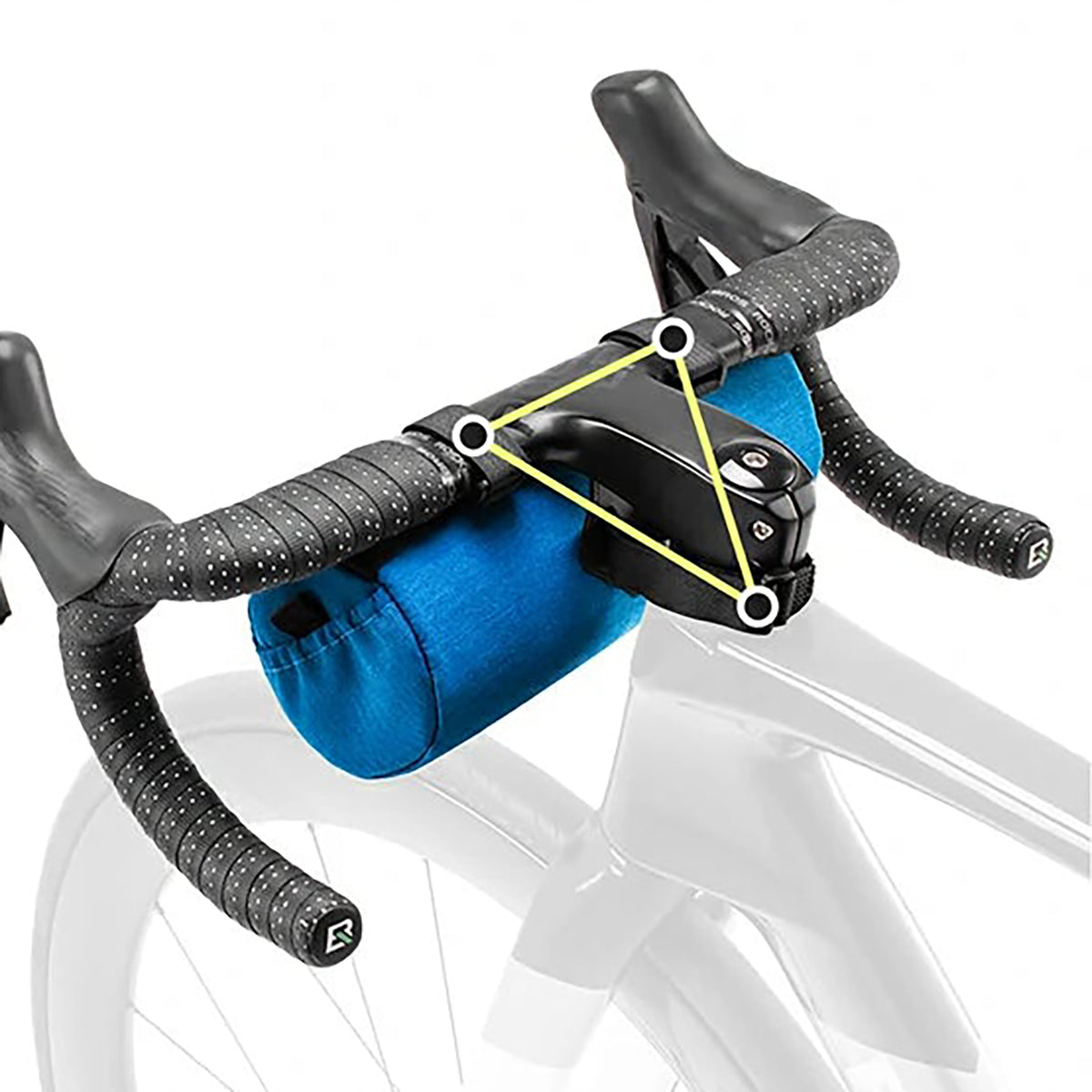Rockbros G006 Flash Journey dviračio rankenėlio krepšys 3.6L - Mėlynas -- Bicycle Bags