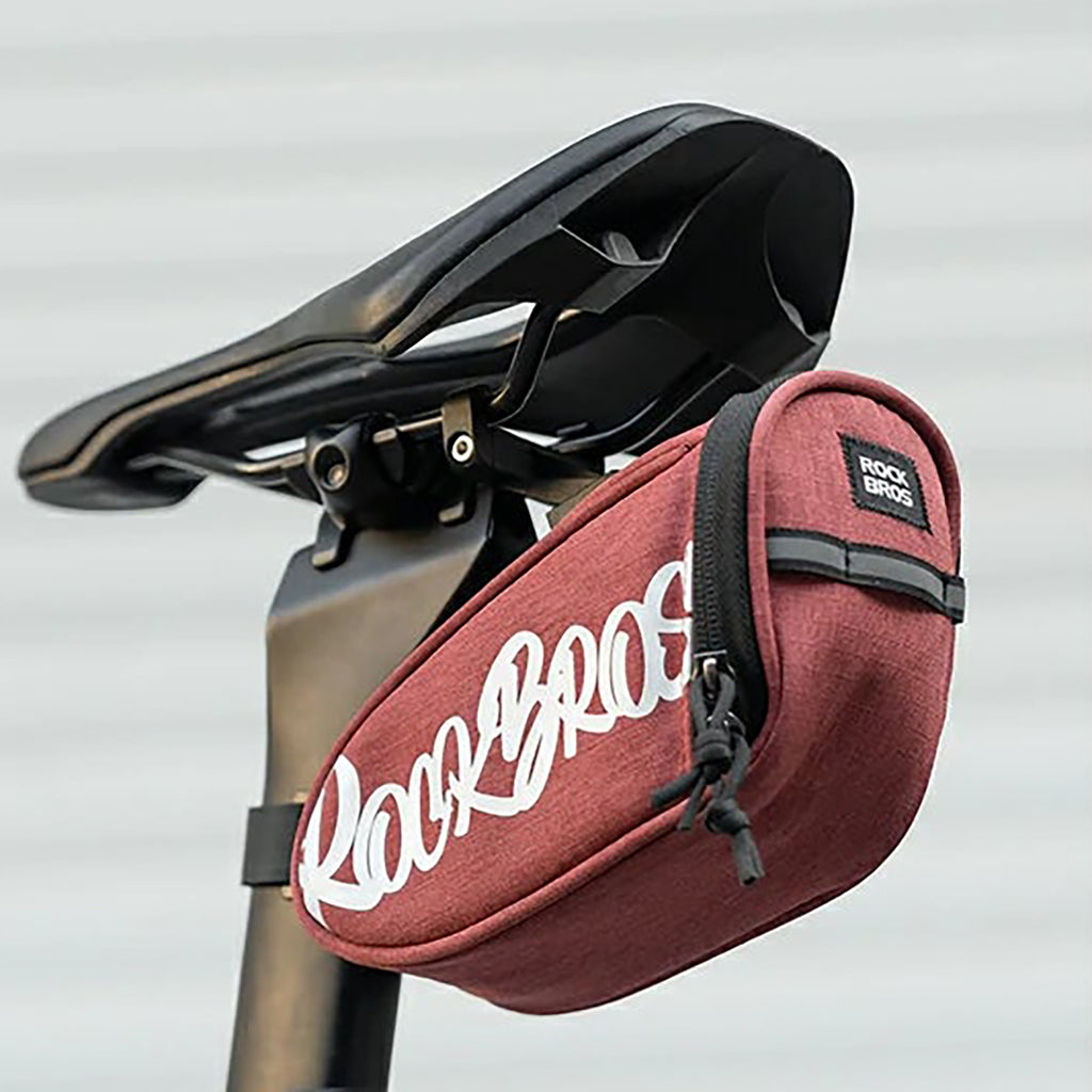 Rockbros G007 Flash Journey sedynės krepšys 0,8 l – raudonas -- Bicycle Bags
