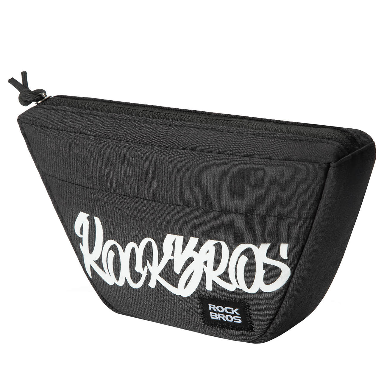 Rockbros G011 Flash Journey trapecinis vairo dviračio krepšys 0,7 l – juodas -- Bicycle Bags