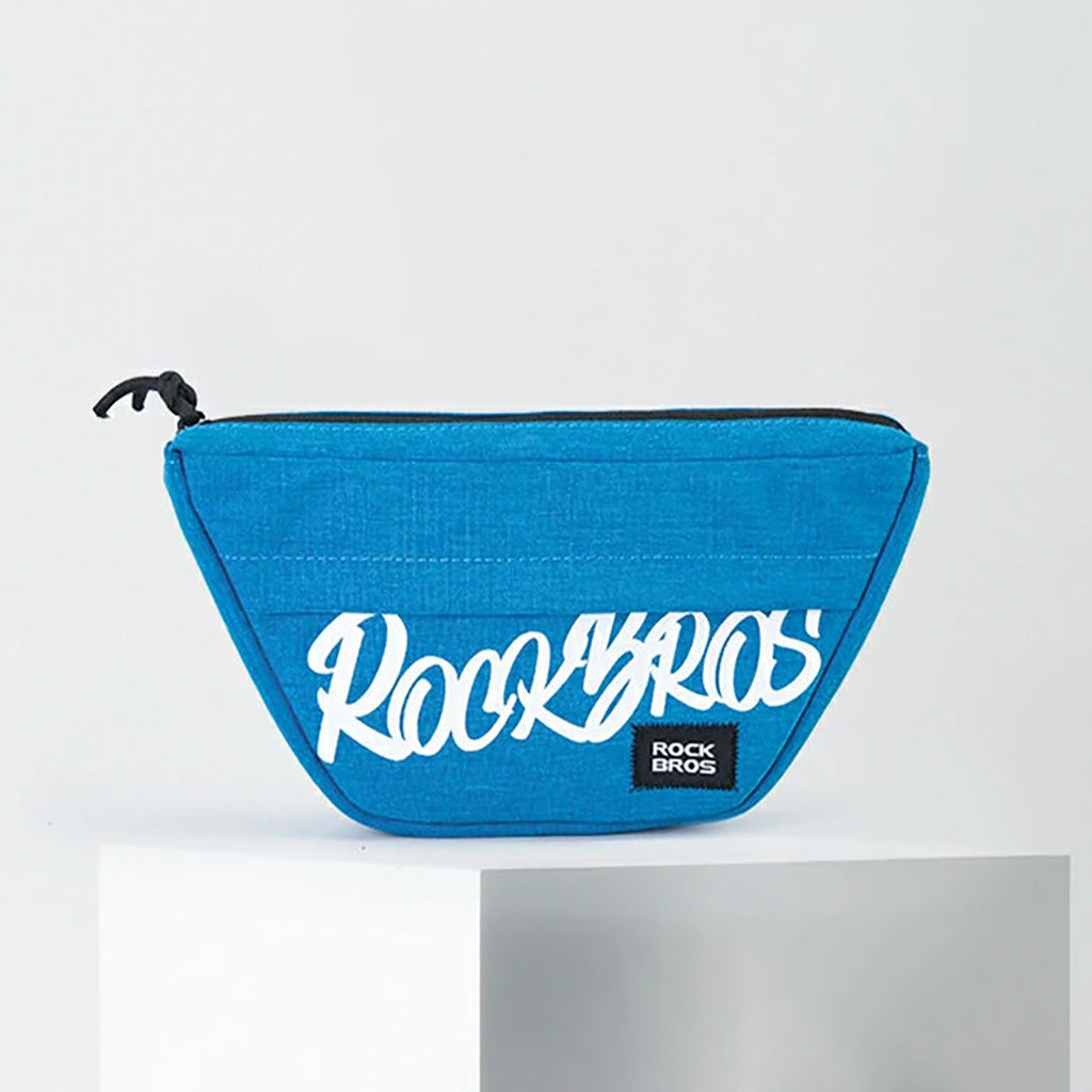Rockbros G011 Flash Journey trapecinis dviračio rankenėlio krepšys 0.7 l - mėlynas -- Bicycle Bags