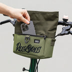 Rockbros W020-1 sulankstomas ranktūrio dviračio krepšys - žalias -- Bicycle Bags