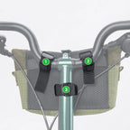 Rockbros W020-1 sulankstomas ranktūrio dviračio krepšys - žalias -- Bicycle Bags