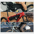 Rockbros AS-152 žemutinio vamzdžio dviračio krepšys nepralaidus vandeniui 1,9L - juodas -- Bicycle Bags