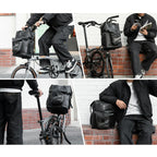 Rockbros AS-158 Vairo krepšys Brompton 18L sulankstomam dviračiui - juodas -- Bicycle Bags