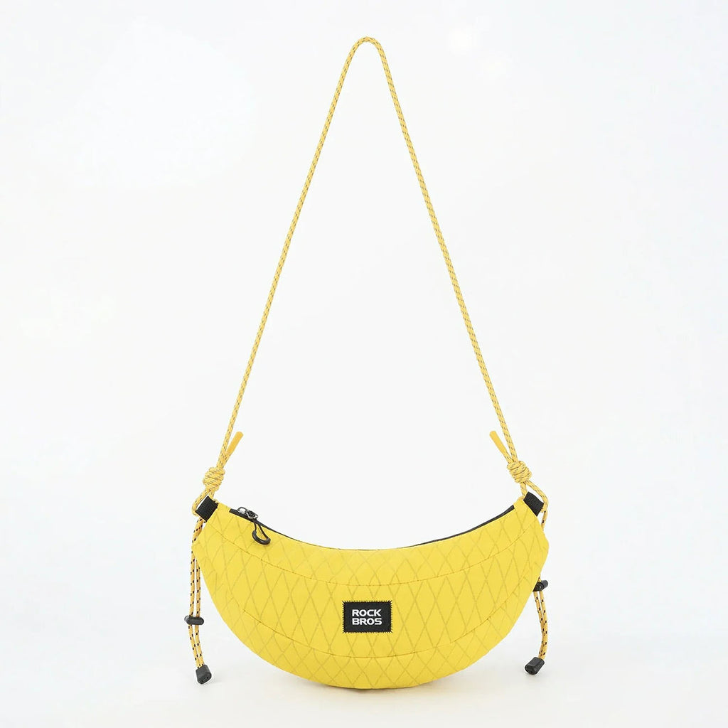 Rockbros H74 dviračio krepšys vairo arba bananų pečiui 1,8L - Geltonas -- Bicycle Bags