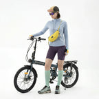 Rockbros H74 dviračio krepšys vairo arba bananų pečiui 1,8L - Geltonas -- Bicycle Bags