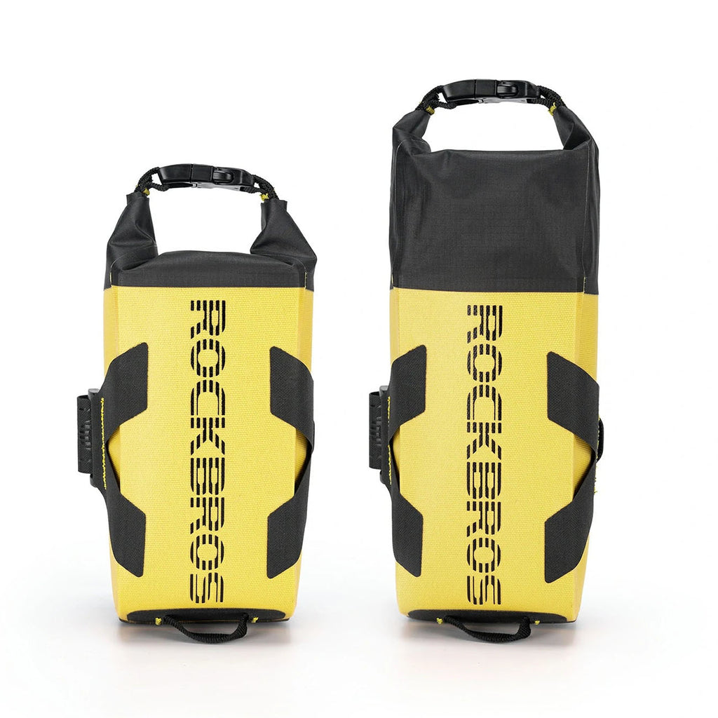 Rockbros AS-161 žemutinio rūro dviračio krepšys vandeniui atsparus 1L - Geltonas -- Bicycle Bags