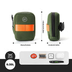Rockbros F006 dviračio balto krepšys 0,35 l - žalias -- Bicycle Bags