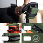 Rockbros F006 dviračio balto krepšys 0,35 l - žalias -- Bicycle Bags