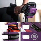 Rockbros F006 dviračio balto krepšys 0,35 l - violetinis -- Bicycle Bags