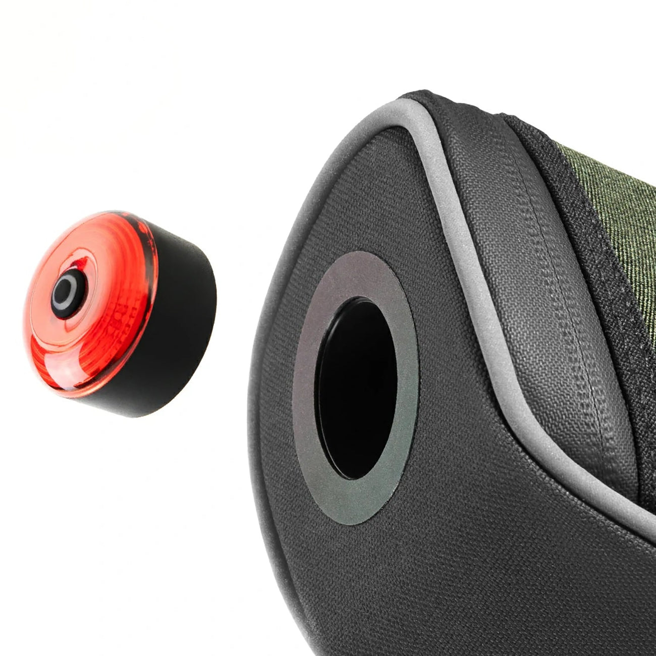 Rockbros C52-2 lengvasis balto krepšys su 250 mAh apšvietimu - žalias -- Bicycle Bags