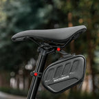 Rockbros C61 Dviračio balno krepšys su išmaniąja galine šviesa 0.45L - Juodas -- Bicycle Bags