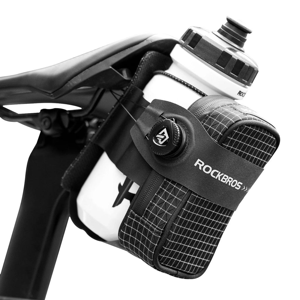 Rockbros P010 0.2L Balno krepšys su 0.6L butelių laikikiu - Juodas -- Bicycle Bags