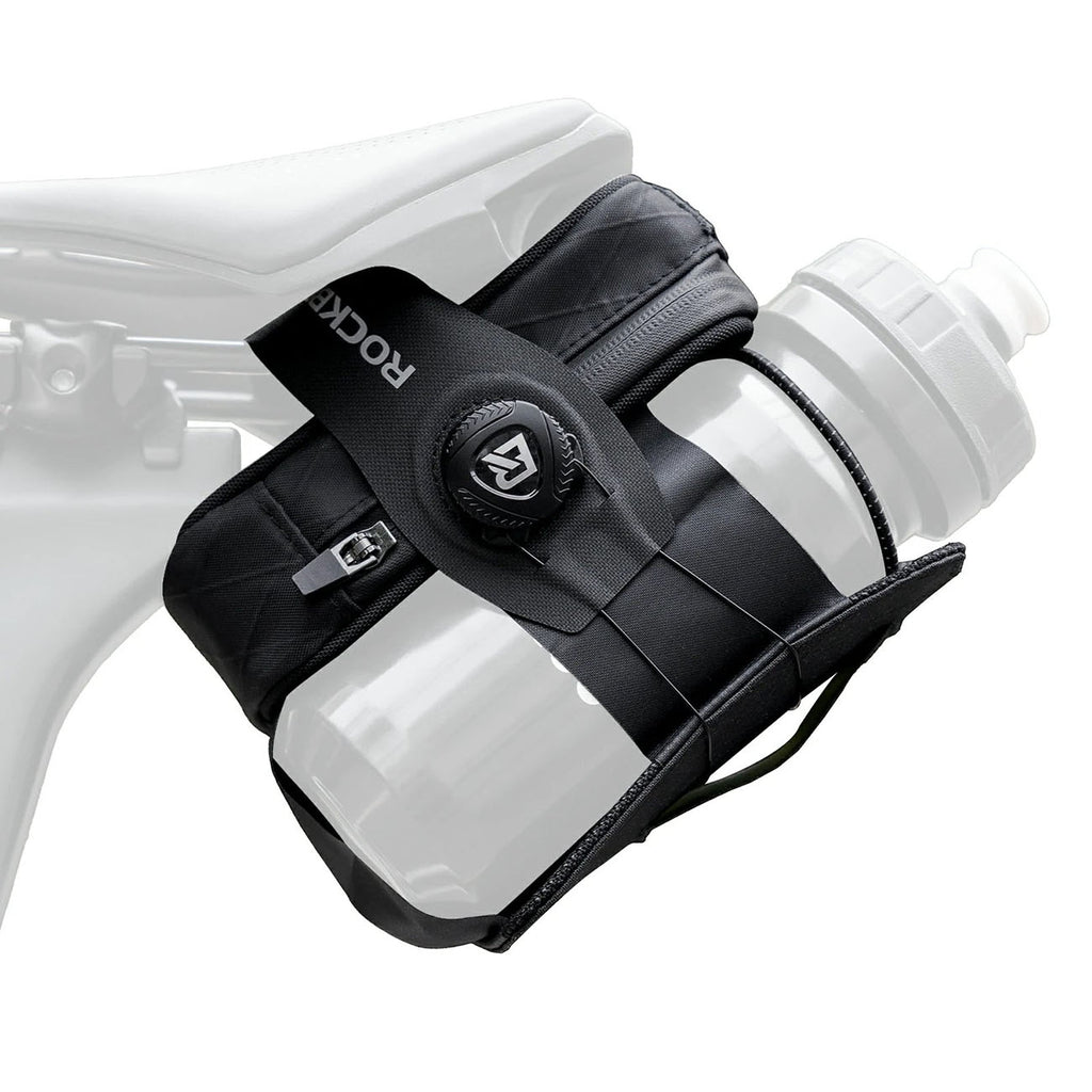 Rockbros P010 0.2L Balno krepšys su 0.6L butelių laikikiu - Juodas -- Bicycle Bags