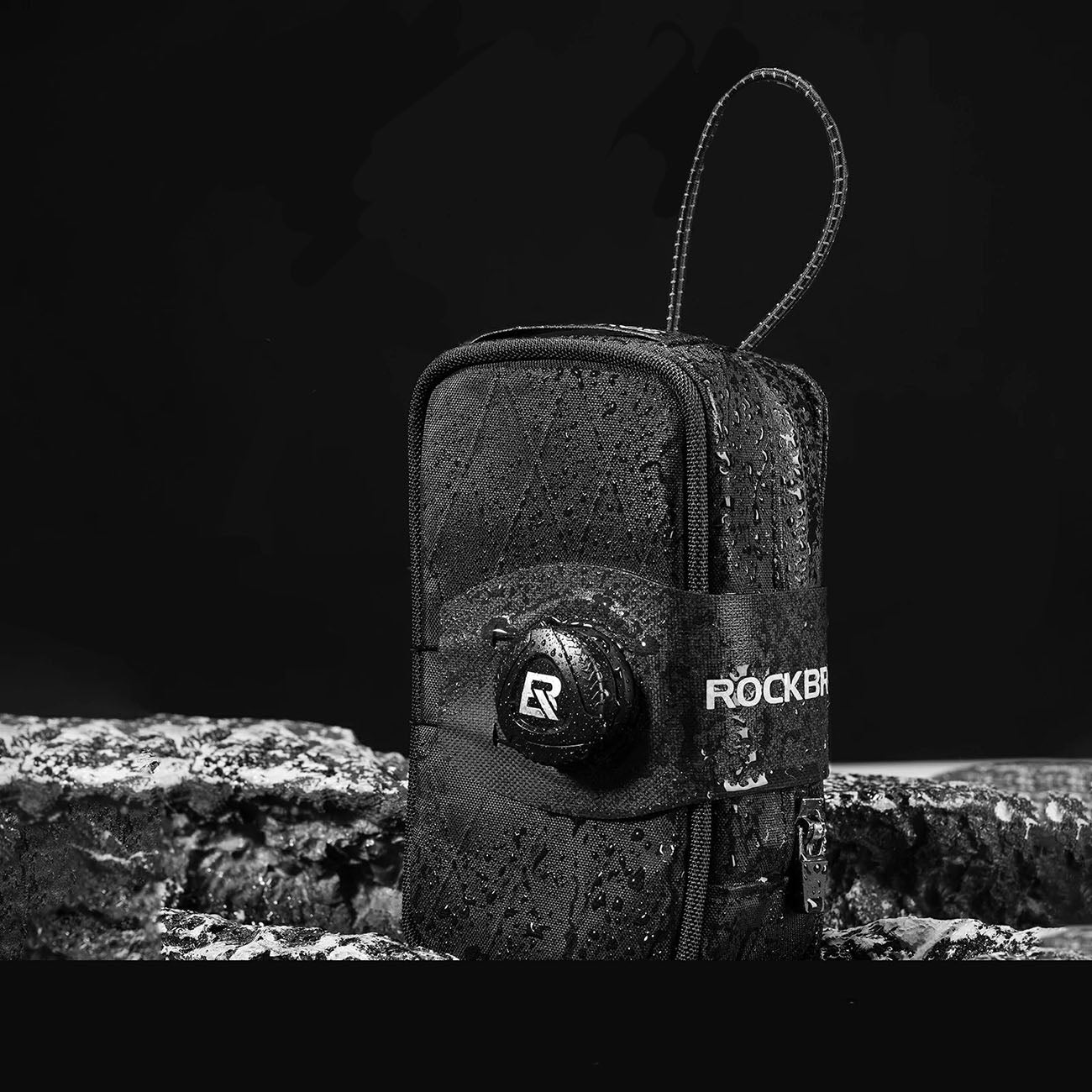 Rockbros P010 0.2L Balno krepšys su 0.6L butelių laikikiu - Juodas -- Bicycle Bags