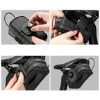 Rockbros P010 0.2L Balno krepšys su 0.6L butelių laikikiu - Juodas -- Bicycle Bags