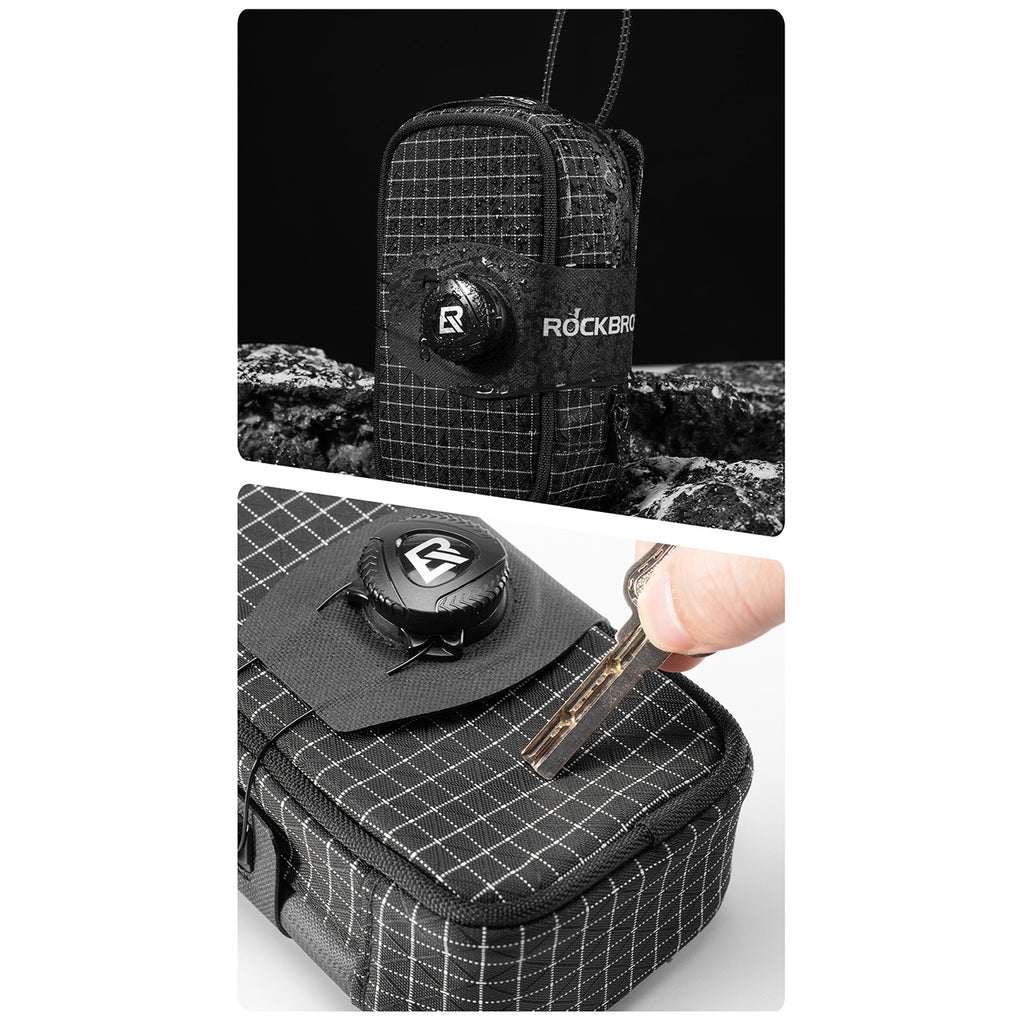 Rockbros P010 daugianarysinis žabalas su bako laikikliu - juodas -- Bicycle Bags