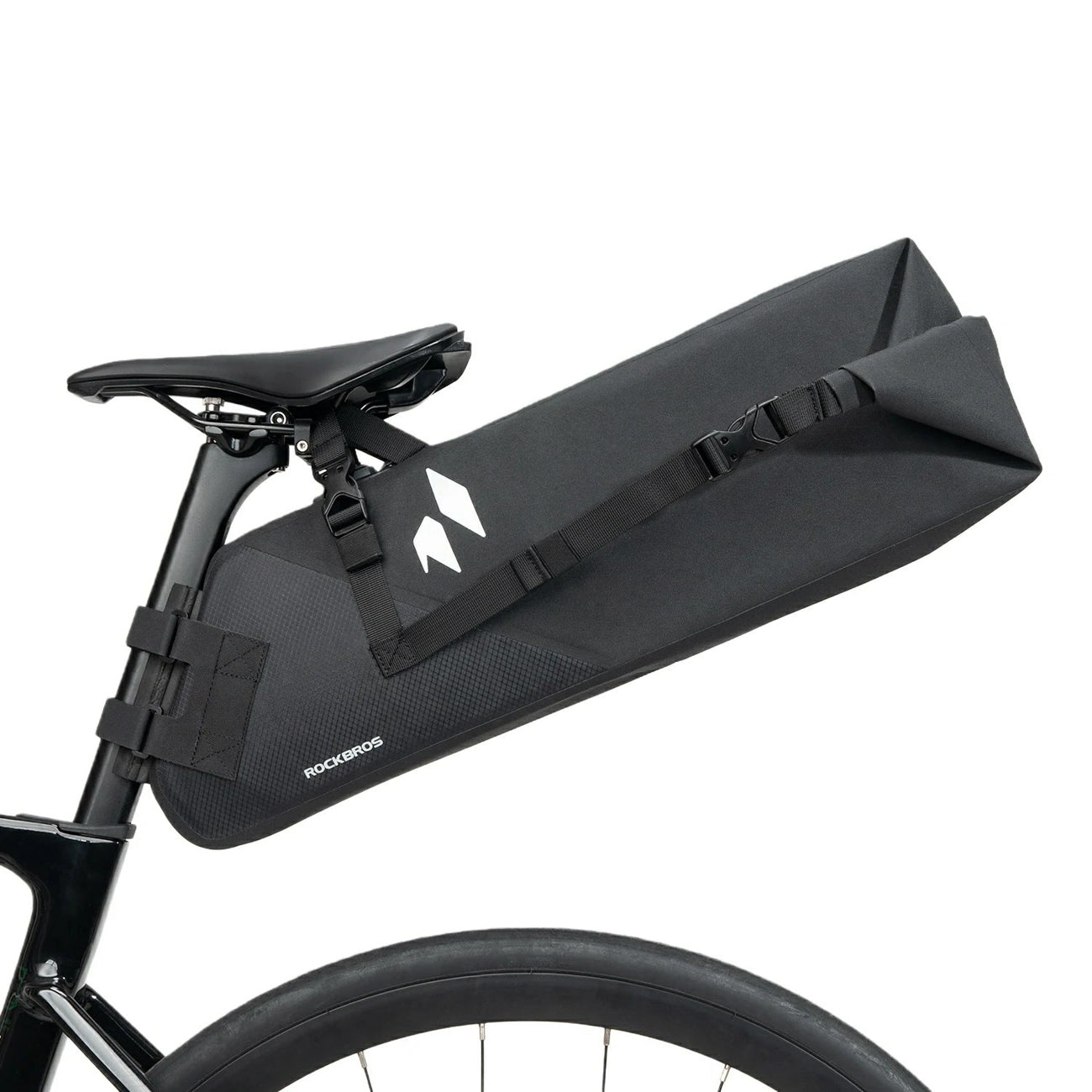 Rockbros AS-157 RideMate Vandentiesioji dviračio balto-krepšys - juoda -- Bicycle Bags